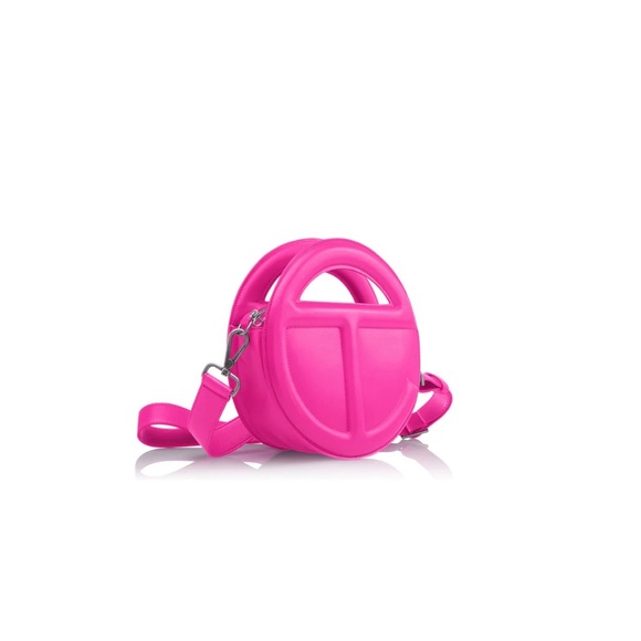 Telfar Round Circle Bag- Azalea - Picture 3 of 6